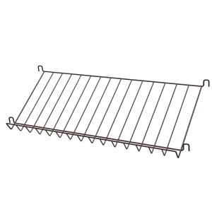 String SYSTEM lehtihylly teräs 78x30 tummanruskea kuva