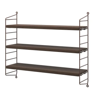 String POCKET hylly, tumma tammi/tummanruskea kuva