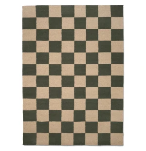 Classic Collection SQUARE ullmatta, forest green/natural image
