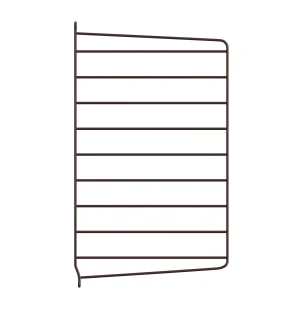 String SYSTEM sivupaneeli seinä 50x30 2 kpl, tummanruskea kuva