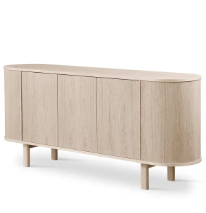 Skovby 543 skänk, vitoljad ek image