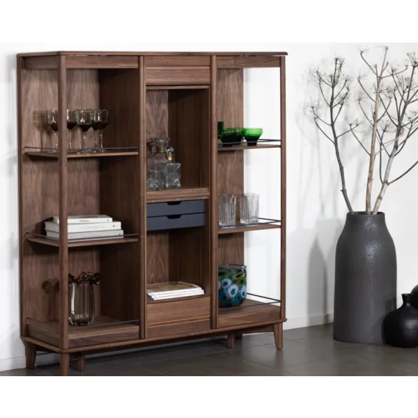 Skovby 546 walnut open kuva