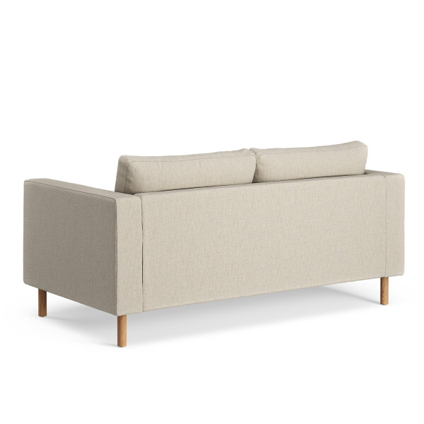 Solid 2 seat sofa SWEDESE Grain 202 Sand oiled oak kuva