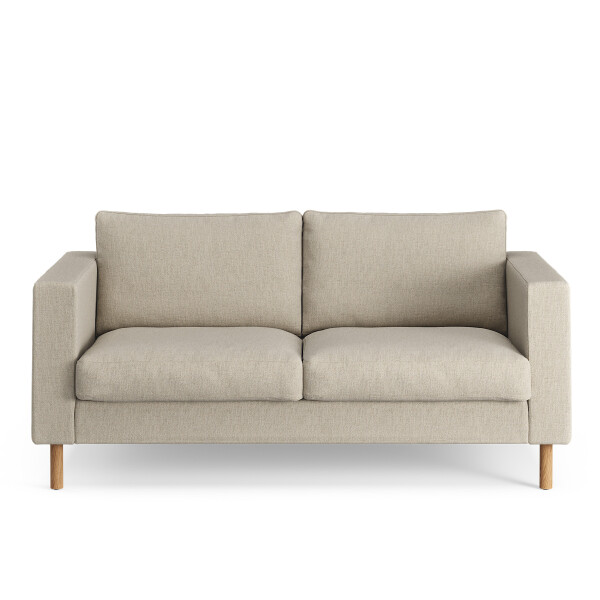 Solid 2 seat sofa SWEDESE Grain 202 Sand kuva