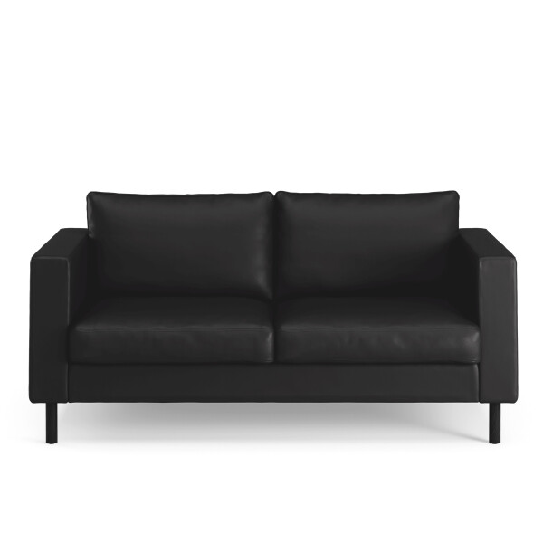 Solid 2 seater sofa SWEDESE Elmo Baltique 99011 Svart 4 kuva