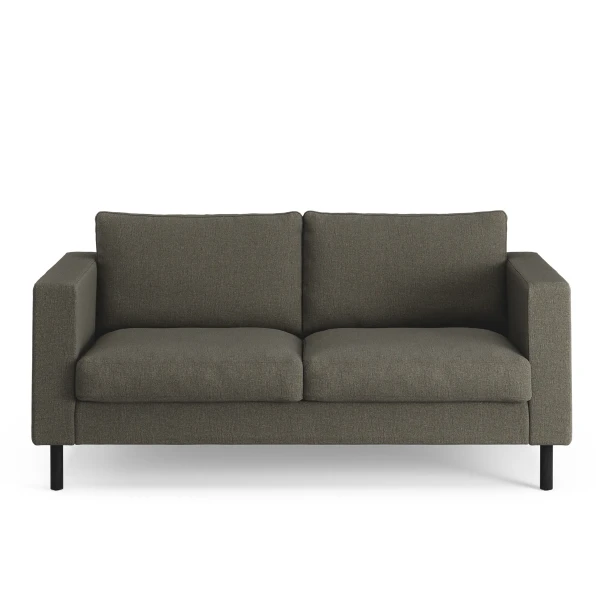 Solid 2 seater sofa SWEDESE Grain 209 Earth 4 image