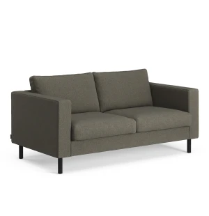 Swedese SOLID 2-istuttava sohva, Grain 209 Earth/musta kuva