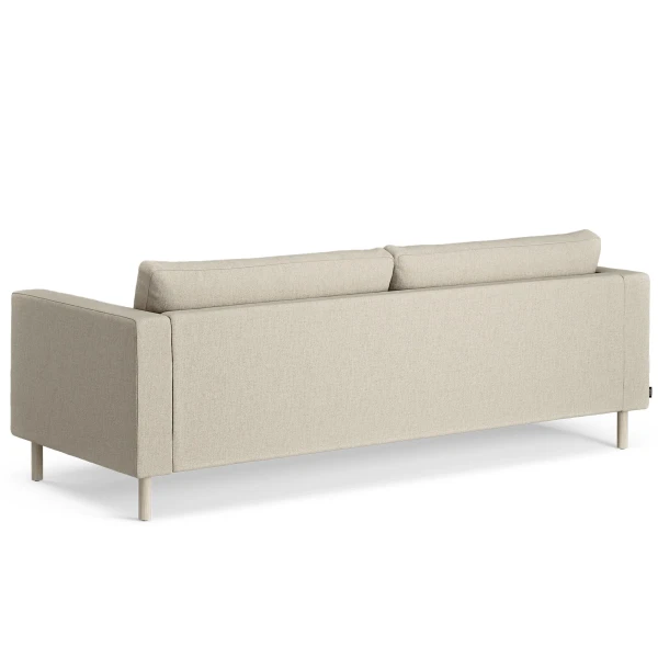 Solid Tyg SWEDESE Grain 202 Sand vitpigm back image