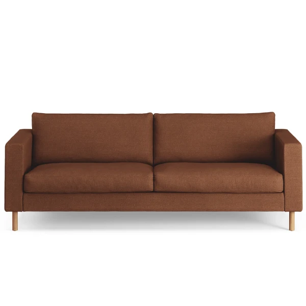 Solid Tyg Sahco Ecriture 0570 Terracotta front image