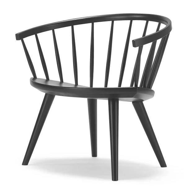Stolab Arka lounge chair birch black 52 0101 kuva