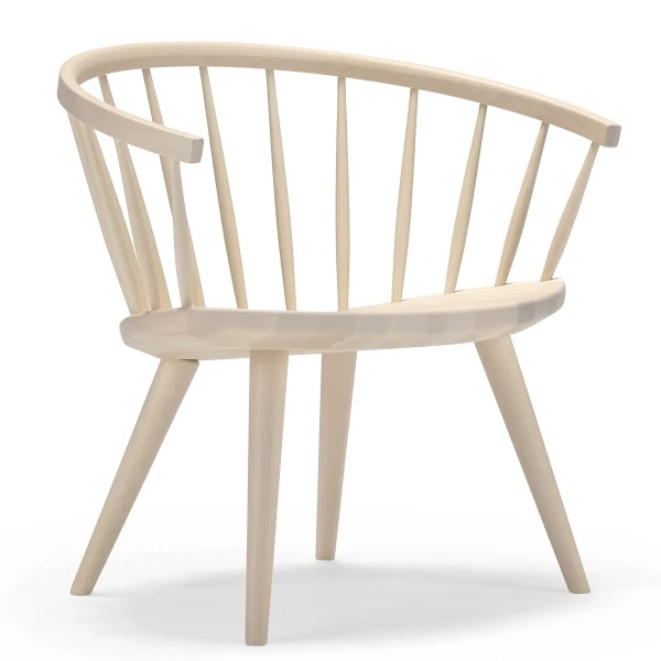 Stolab Arka lounge chair birch bright matt lacquer 0101 kuva