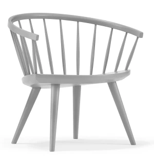 Stolab ARKA loungetuoli koivu, vaaleanharmaa kuva