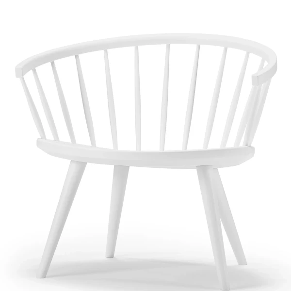 Stolab Arka lounge chair birch white 21 0102 kuva