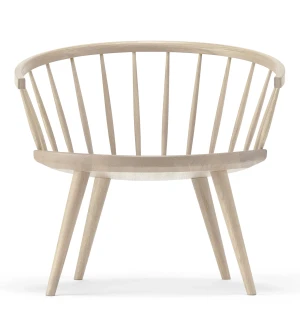 Stolab ARKA loungestol ek, ljus mattlack image