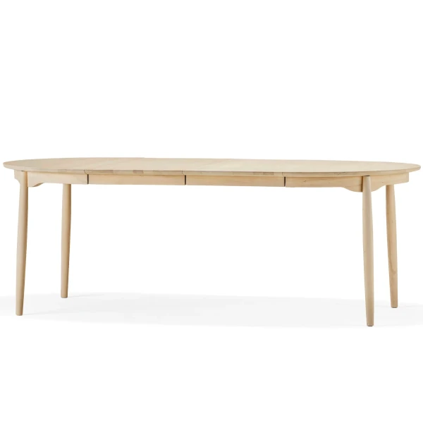 Stolab Carl table birch 115+2 extension Natural oil 0101 kuva