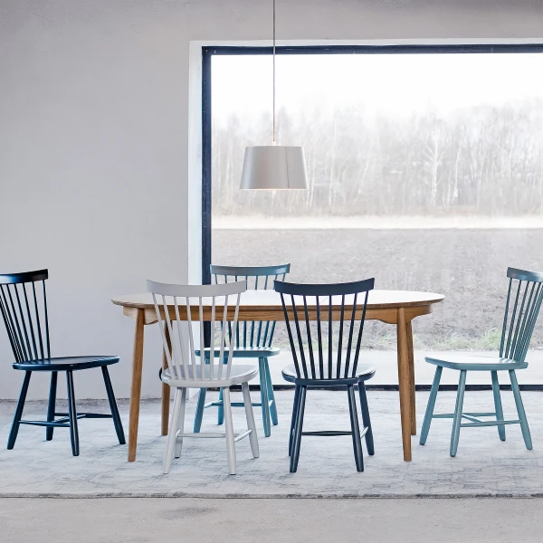Stolab Carl table divisible and Lilla Aland chair 0401 kuva