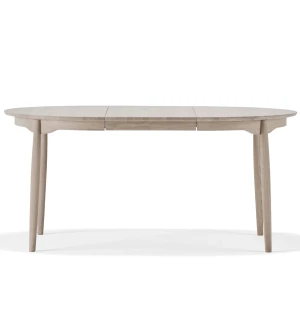 Stolab CARL jatkettava ruokapöytä tammi Ø115x165-315 cm, valkoöljytty kuva
