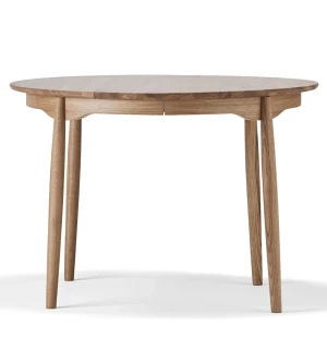 Stolab CARL jatkettava ruokapöytä tammi Ø115x165-315 cm, öljytty kuva