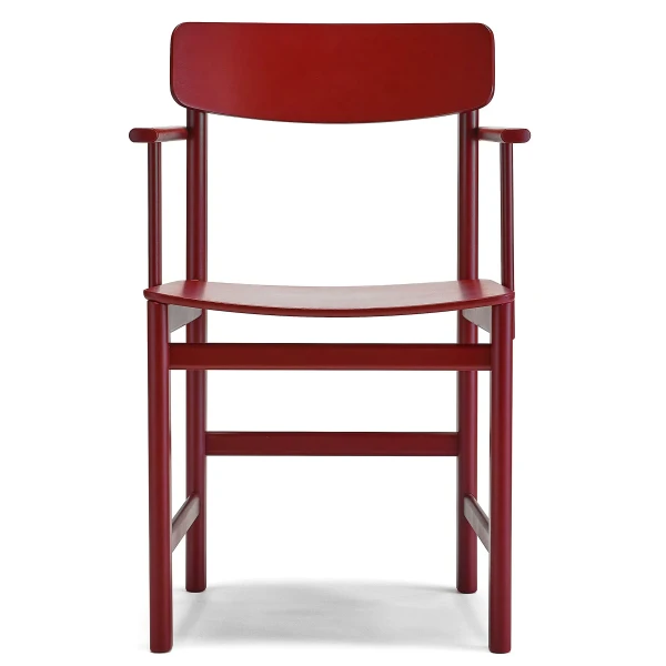 Stolab Pal Armchair Birch Lingon Berry 19 Wooden Seat 1 kuva