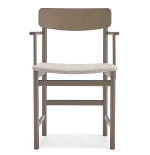 Stolab PAL käsinojatuoli koivu, toffee coffee 48/beige kuva