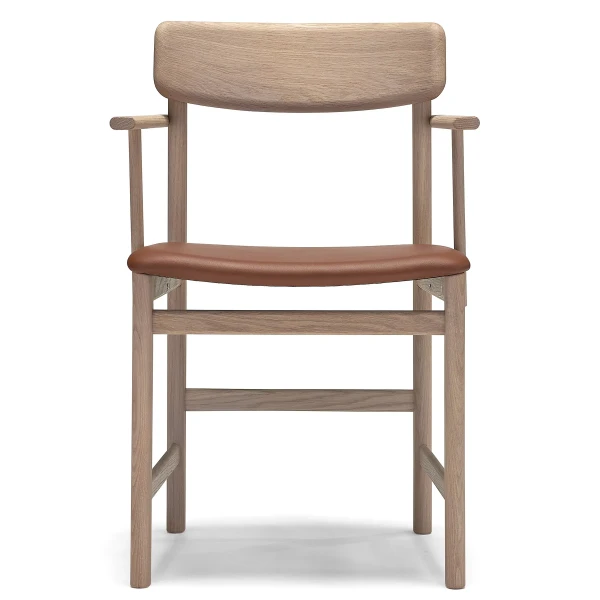 Stolab Pal Armchair Oak White Oil Elmosoft 33004 1 kuva