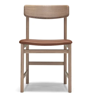 Stolab PAL tuoli tammi, valkoöljytty/cognac kuva