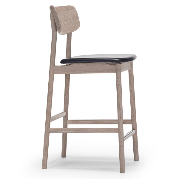 Stolab Prima Vista bar stool oak white oil Elmo Elmotique VII 99001 black 0101 kuva