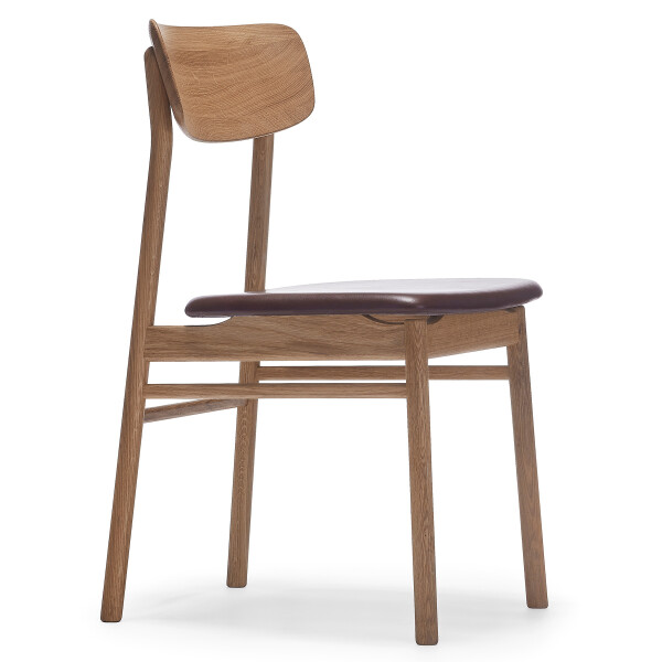 Stolab Prima Vista chair oak natural oil Elmo Elmotique VII 93957 dark brown 0101 kuva