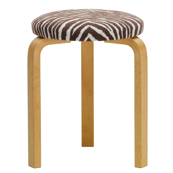 Stool 60 honey stained Zebra brown cut out master kuva
