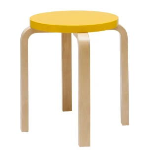 Artek PALL E60, gul/björk image