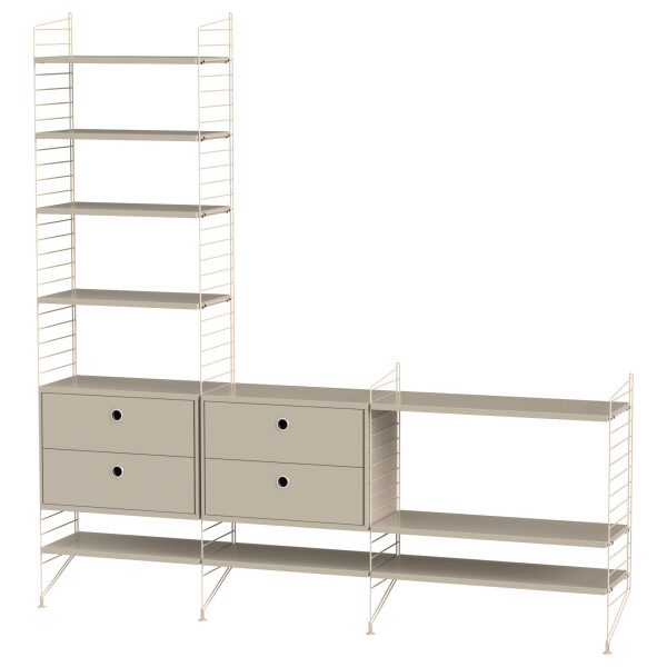String bundle living room J beige kuva
