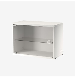 String SYSTEM vitriinikaappi 58x30, valkoinen kuva