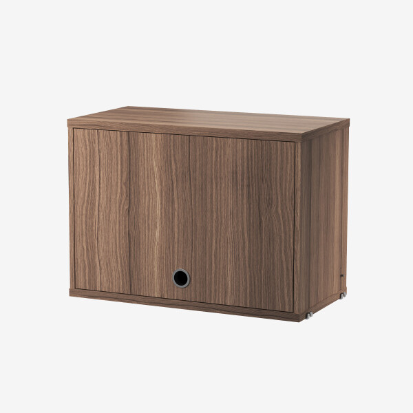 String cabinet CF5830 walnut closed kuva