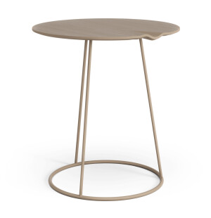 Swedese BREEZE sivupöytä aallolla Ø46 cm, nutmeg kuva