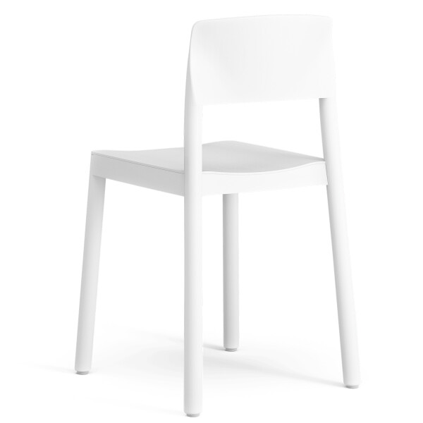 Swedese Grace Cafe Chair Ash White lasered back image