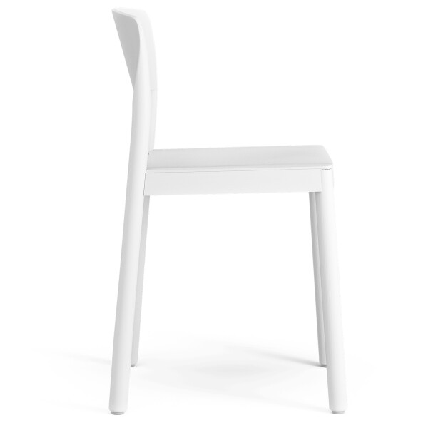 Swedese Grace Cafe Chair Ash White lasered side image