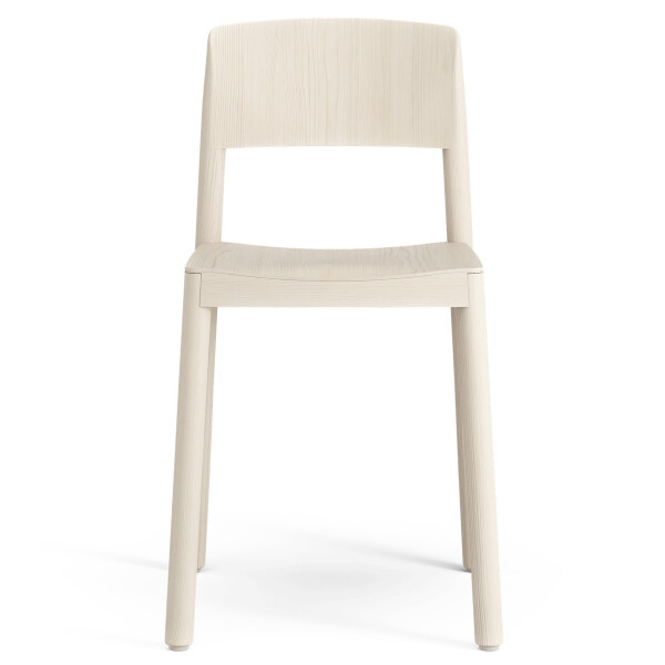Swedese Grace Cafe Chair Ash White pigmented varnish front image