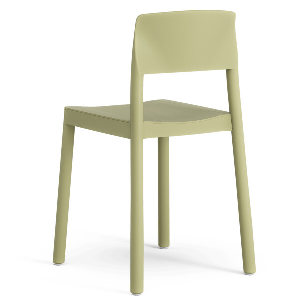 Swedese Grace Cafe Chair Ash Willow green back image