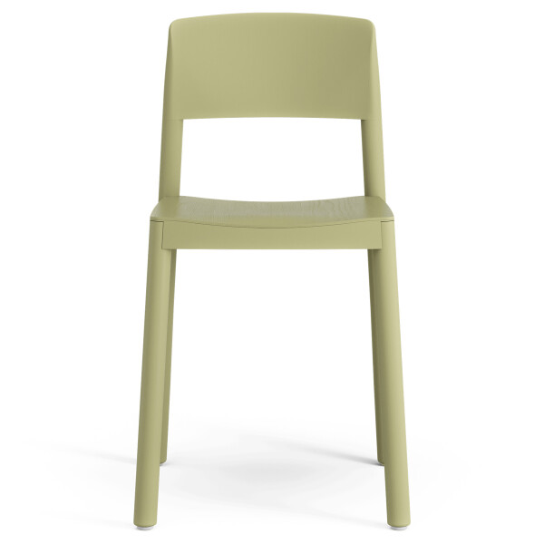 Swedese Grace Cafe Chair Ash Willow green front image