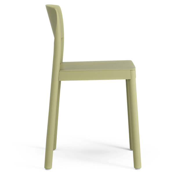 Swedese Grace Cafe Chair Ash Willow green side image