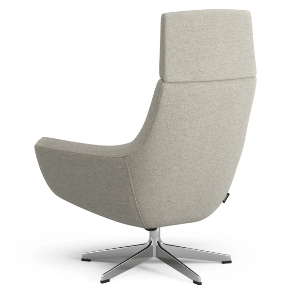 Swedese Happy swing swiwel chair high back back Fabric Gudbrandsdalen Amdal 325 Beige image