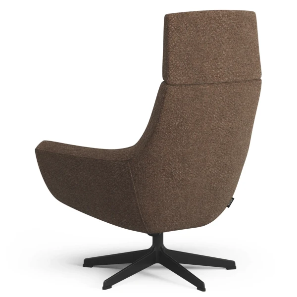 Swedese Happy swing swiwel chair high back back Fabric Gudbrandsdalen Amdal 580 Rust image