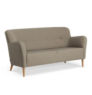 Swedese NOVA soffa 2-sits, Romo Linara 216 Doeskin/oljad ek image