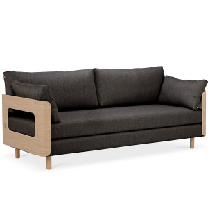 Tapio Anttila Collection ON2 WOOD bäddsoffa, Diamonds mörkgrå image