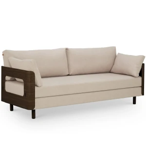 Tapio Anttila Collection ON2 WOOD vuodesohva, tumma tammi/Hopper 51 Beige kuva