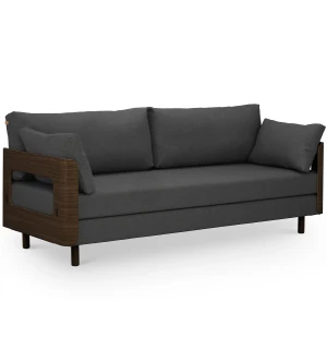 Tapio Anttila Collection ON2 WOOD vuodesohva, tumma tammi/Hopper 67 Harmaa kuva