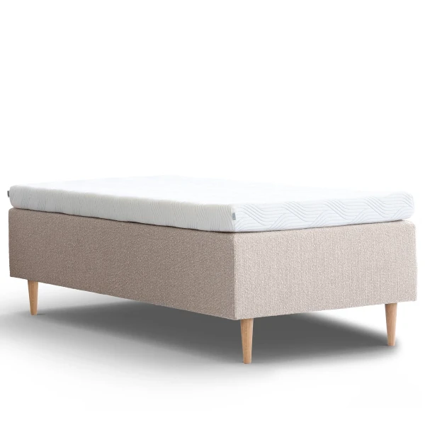 TEMPUR Break Box Beige Single angle kuva