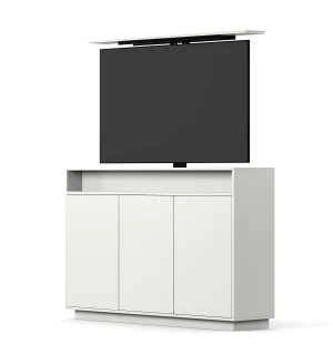 Englesson FRAME TV Lift 65" senkki, valkoinen kuva