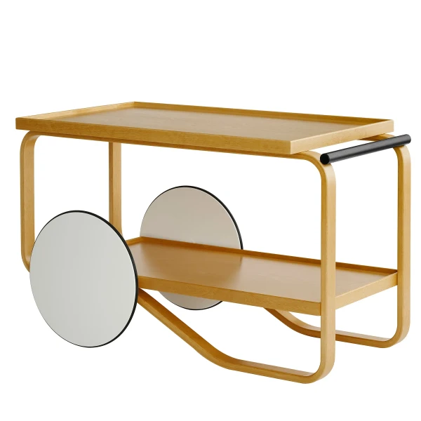 Tea Trolley 901 honey stained cut out kuva