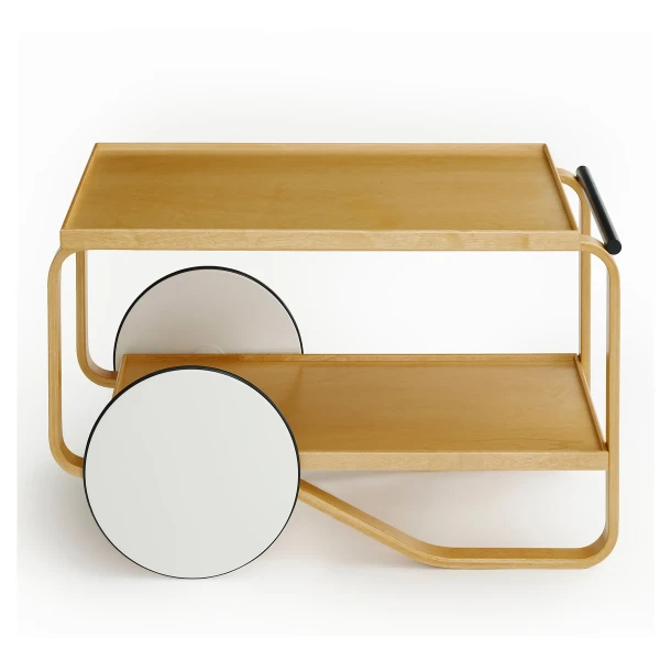 Tea Trolley 901 honey stained front kuva
